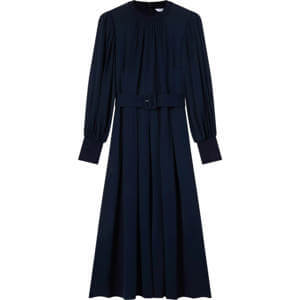 LK Bennett Rosanna Viscose Crepe And Knit Dress